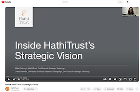 Title slide: Inside HathITrust's Strategic Vision
